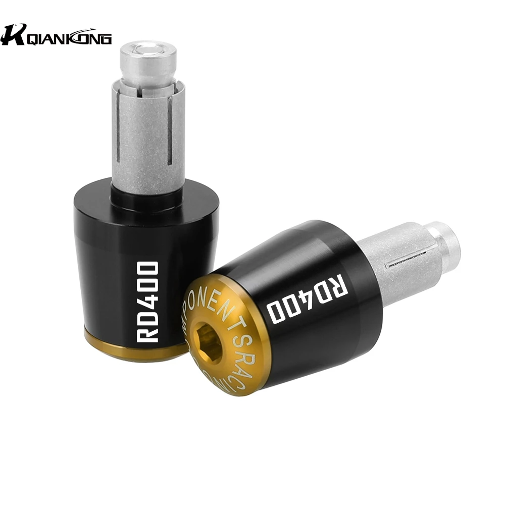 

FOR YAMAHA RD400 RD 400 1976-1979 1980 1981 Motorbike Handlebar Gear Balanced Plug Slider HBAR END CAP Handle Bar Cap End Plugs