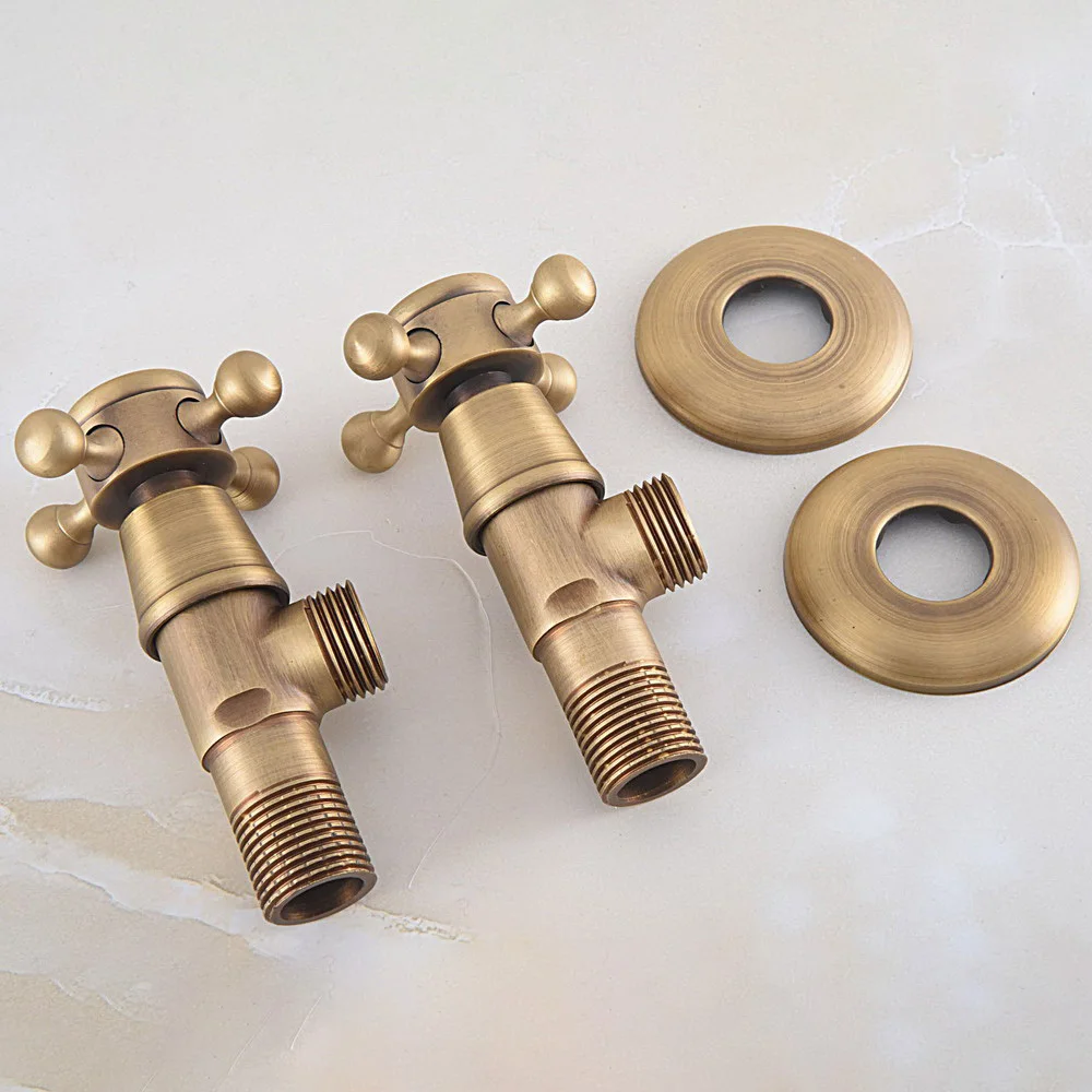 2 Pcs Antique Brass 1/2\