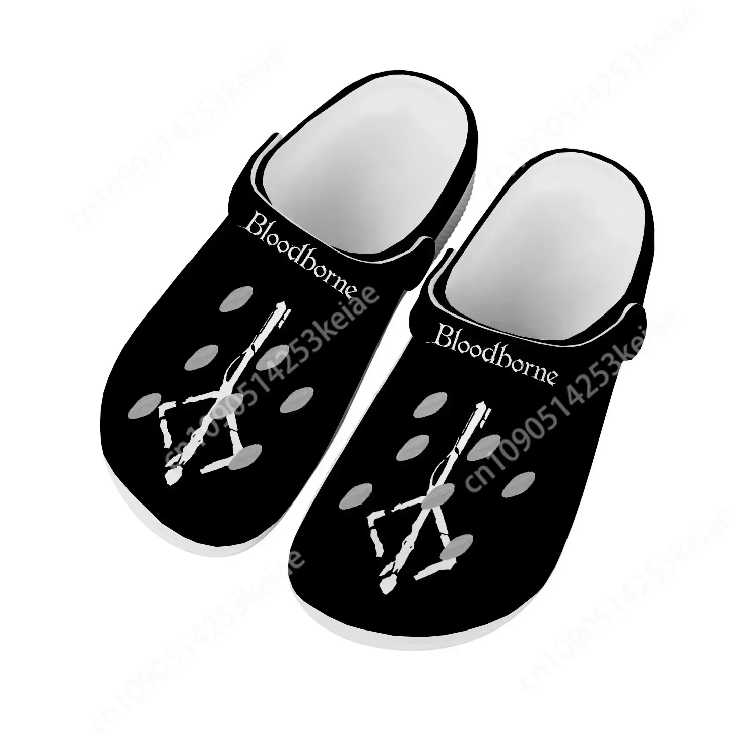 Bloodborne Home Clogs Hot Cartoon Game Mens Womens Youth Boys Girls Sandals Shoes Garden Custom Made Shoes Beach Hole Slippers