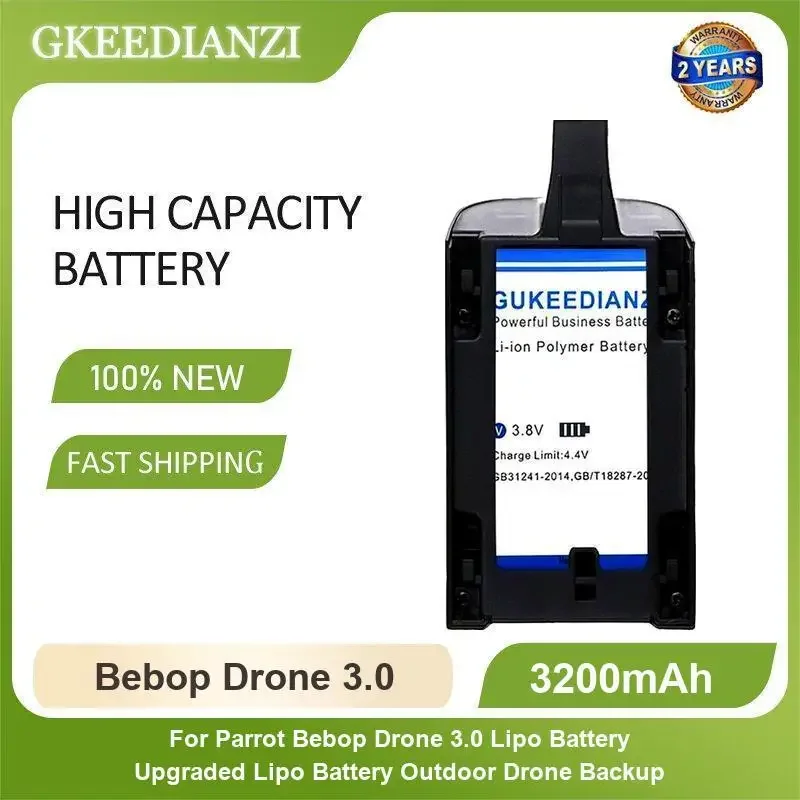 

Аккумулятор для Parrot Bebop Drone 3.0 Lipo Аккумулятор Модернизированный Lipo аккумулятор 3200 мАч