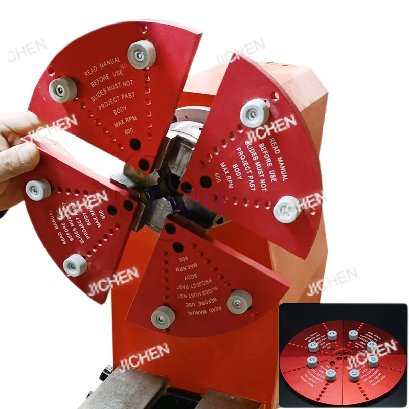 

Патрон для токарного станка по дереву, центробежный, алюминиевый, полый, для обработки древесины