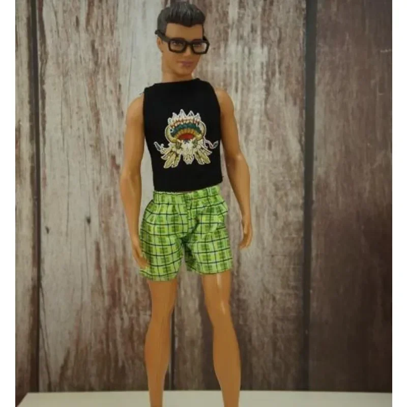 TA283 Gloednieuwe goede kwaliteit poppenkleertjes t-shirt top en broek broek voor kem poppen