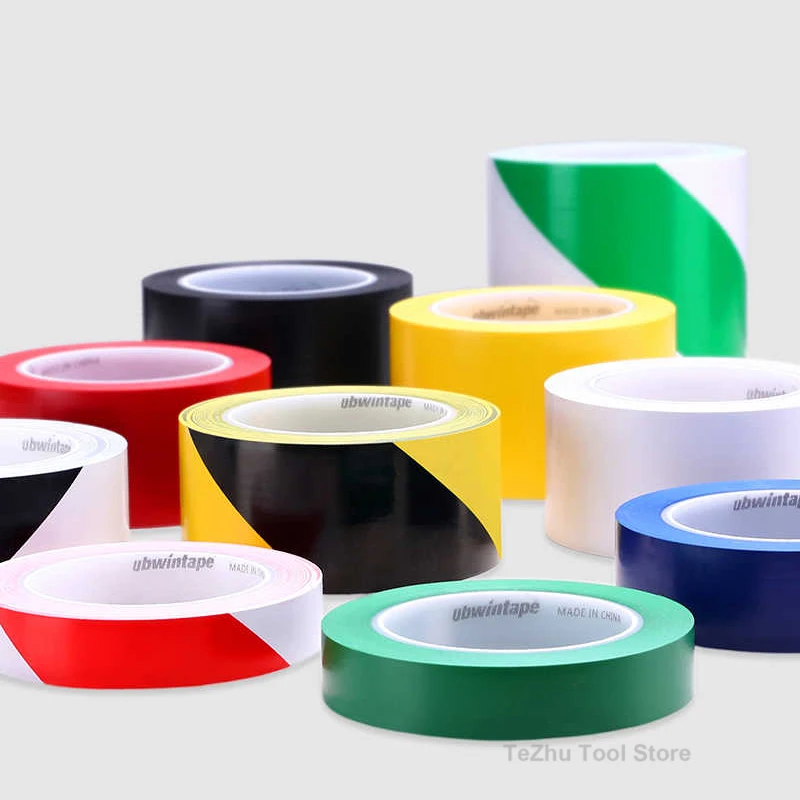 

Multiple colors Hazard Warning Safety Stripe Tape Ideal For Hazard Caution Warning Social Distance Warehouse Gym Floor