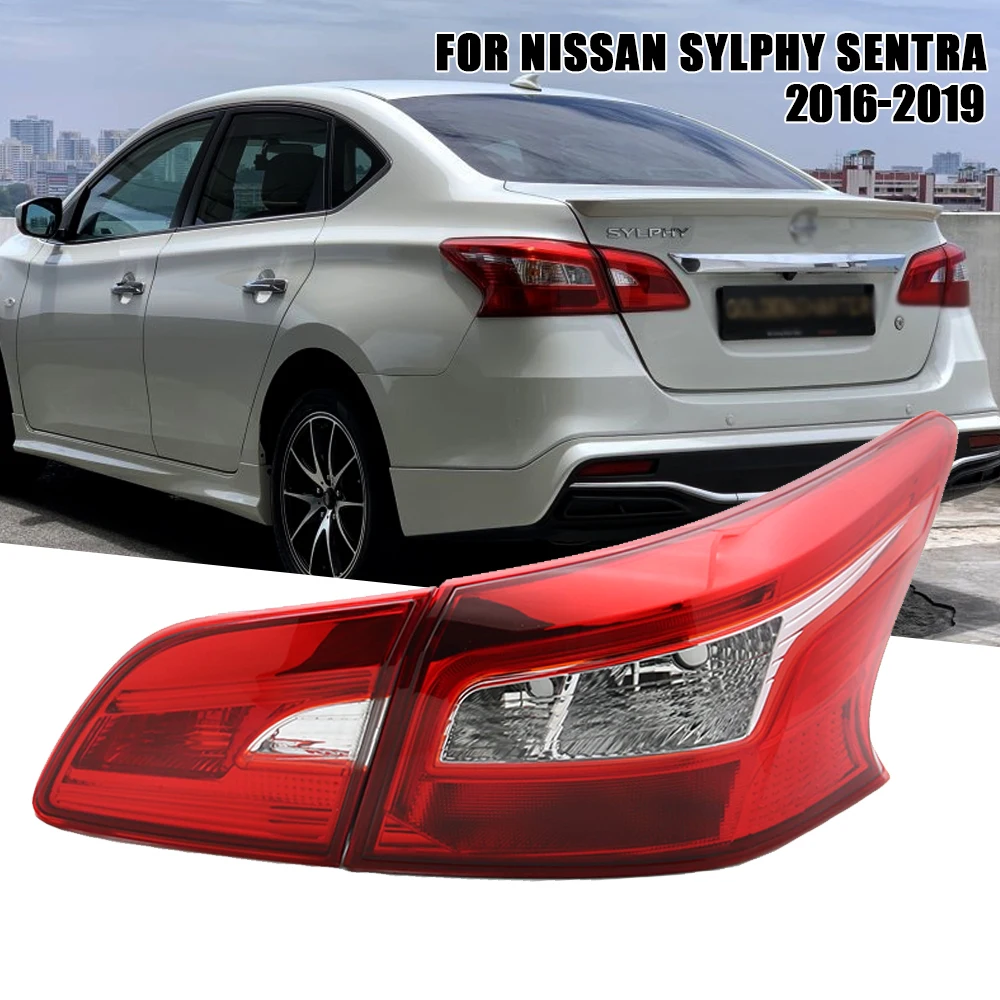 

Left/Right Side Tail Lamp FOR Nissan Sylphy sentra 2016 2017 2018 2019 Rear Tail Light Brake Lamp with