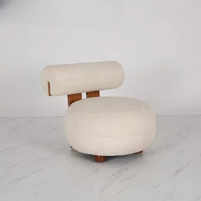 

Furniture Nordic Modern Lounge Chair Occasional Wooden Relax Lounge Furniture Living Room Accent Chair