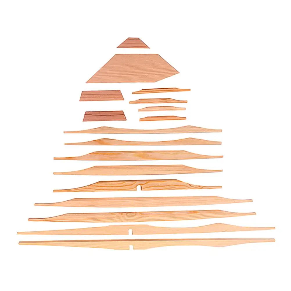 

17 Pcs Spruce Brace Wood Kit For Acoustic Guitar Braces Luthier DIY Accessories Guitar Parts Wood Support Panel Frame Structure