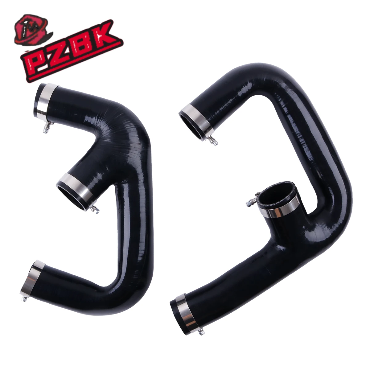 2PCS For VW Golf R GTI MK7 2.0T 2015+ Upgrade Silicone Intercooler Intake Turbo Hose Kit