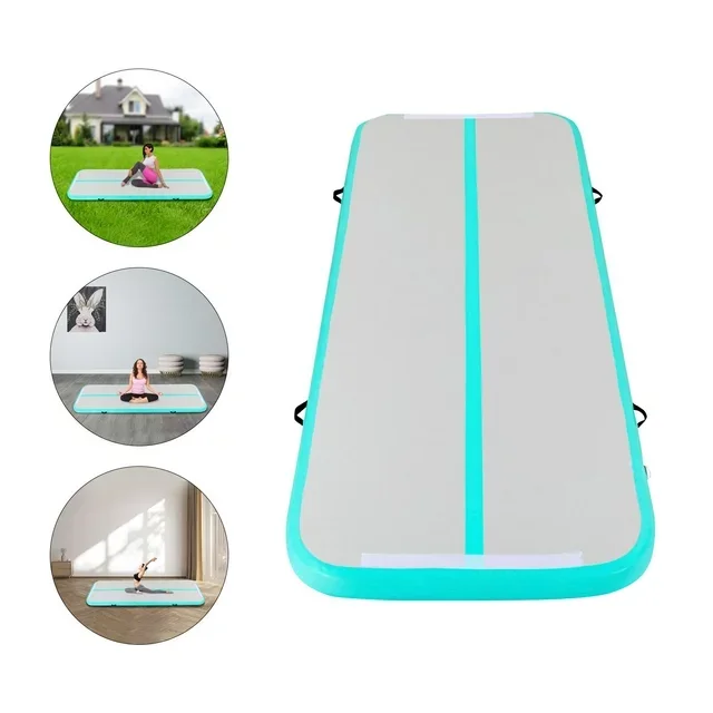 3x1m Waterproof Inflatable Gymnastic Mat Thickened Airtrack Mat Tumbling Mat Gymnastic Yoga with Air Pump