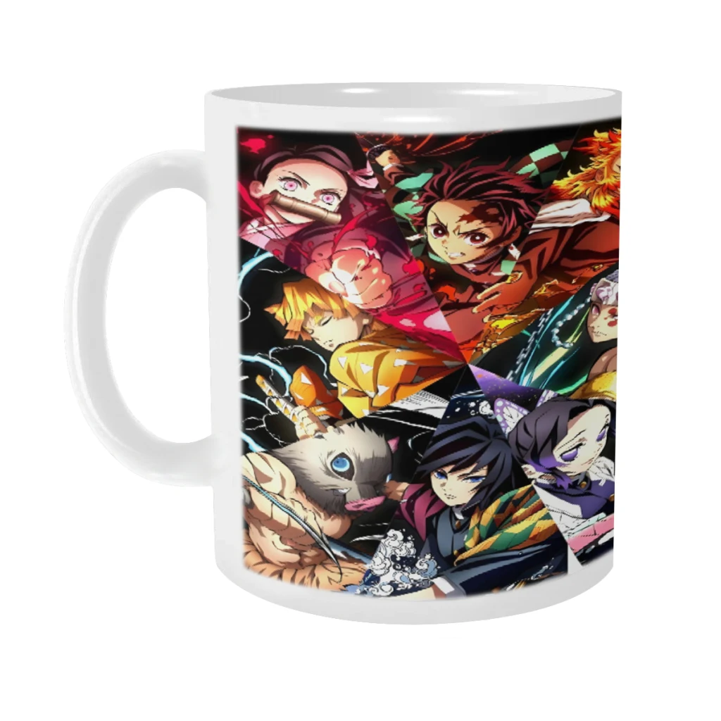 Anime Demon Slayer Blade Ceramics Coffee Mug Cute Gamer Birthday Gift Back To School Mug