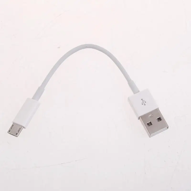 R53C Kabel USB Mikro 4/8 Inci Kabel Pendek USB Ke Kabel USB Mikro Kabel Sinkronisasi Data Pengisi Daya Cepat untuk Ponsel Laptop