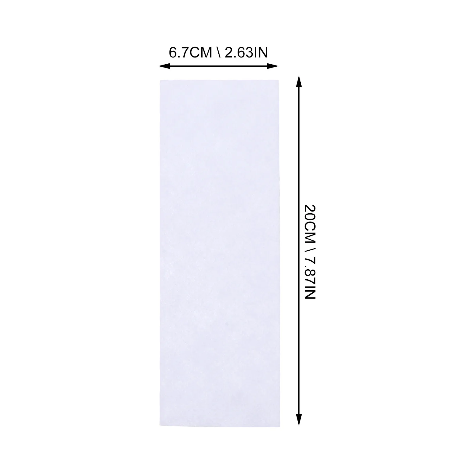 100Pcs Non-Woven Wax Paper Hair Removal Strips Soft Strong Adhesive for Body Hands Feet Legs Non-Woven Wax Paper