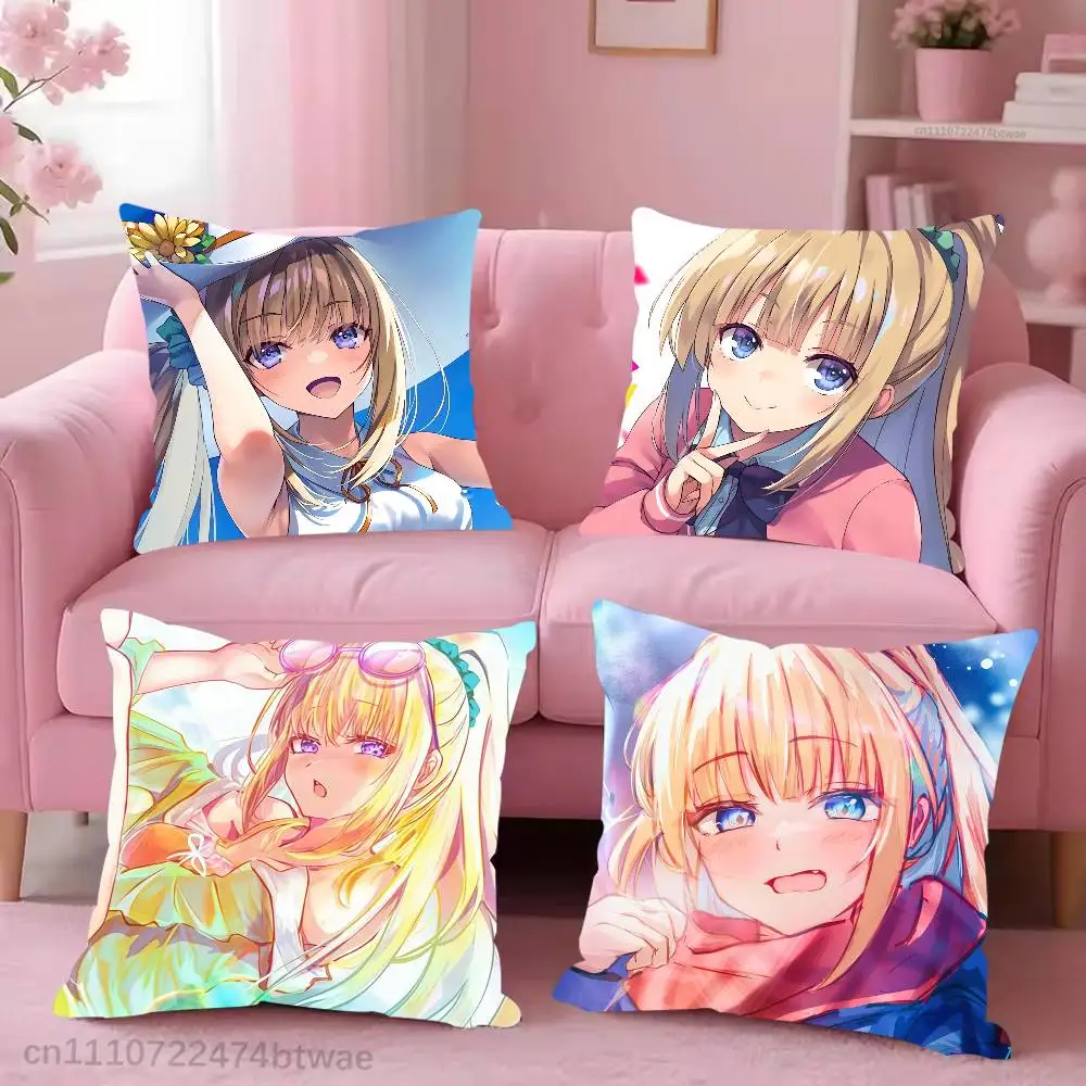 Karuizawa Kei The E-Elite Classroom Pillow Case For Sofa Bedroom Living Room Plush Cushion Cover Decorations and Protector