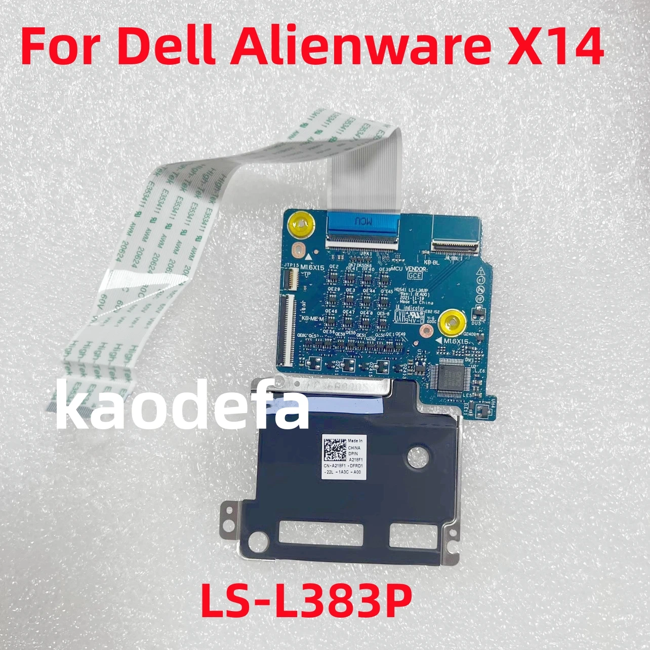 LS-L383P For Dell Alienware X14 Laptop Keyboard Junction Connect Board CN-09PGVW 09PGVW 9PGVW 100% Test OK