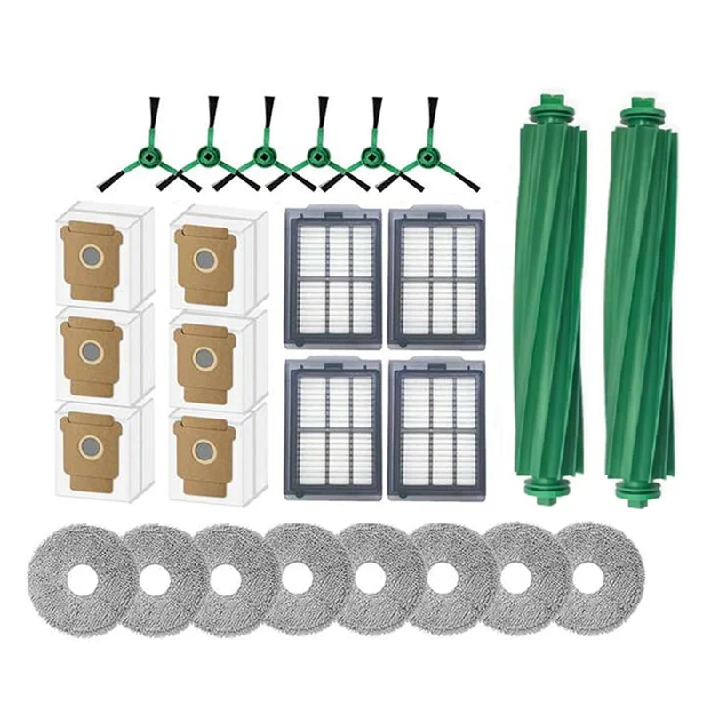 

AC93-26PCS For Irobot Roomba Plus 505 Combo / 405 Combo Robot Vacuum Cleaner Brush HEPA Filter Mop Cloth Dust Bag Spare Parts