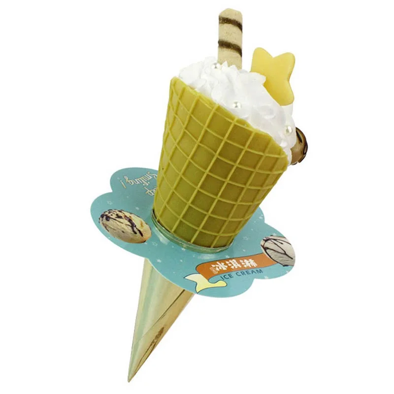 200set Ice Cream Cone Holder Paper Sleeve Cover for Wedding Birthday Party Supplies Prevent Melting Dripping