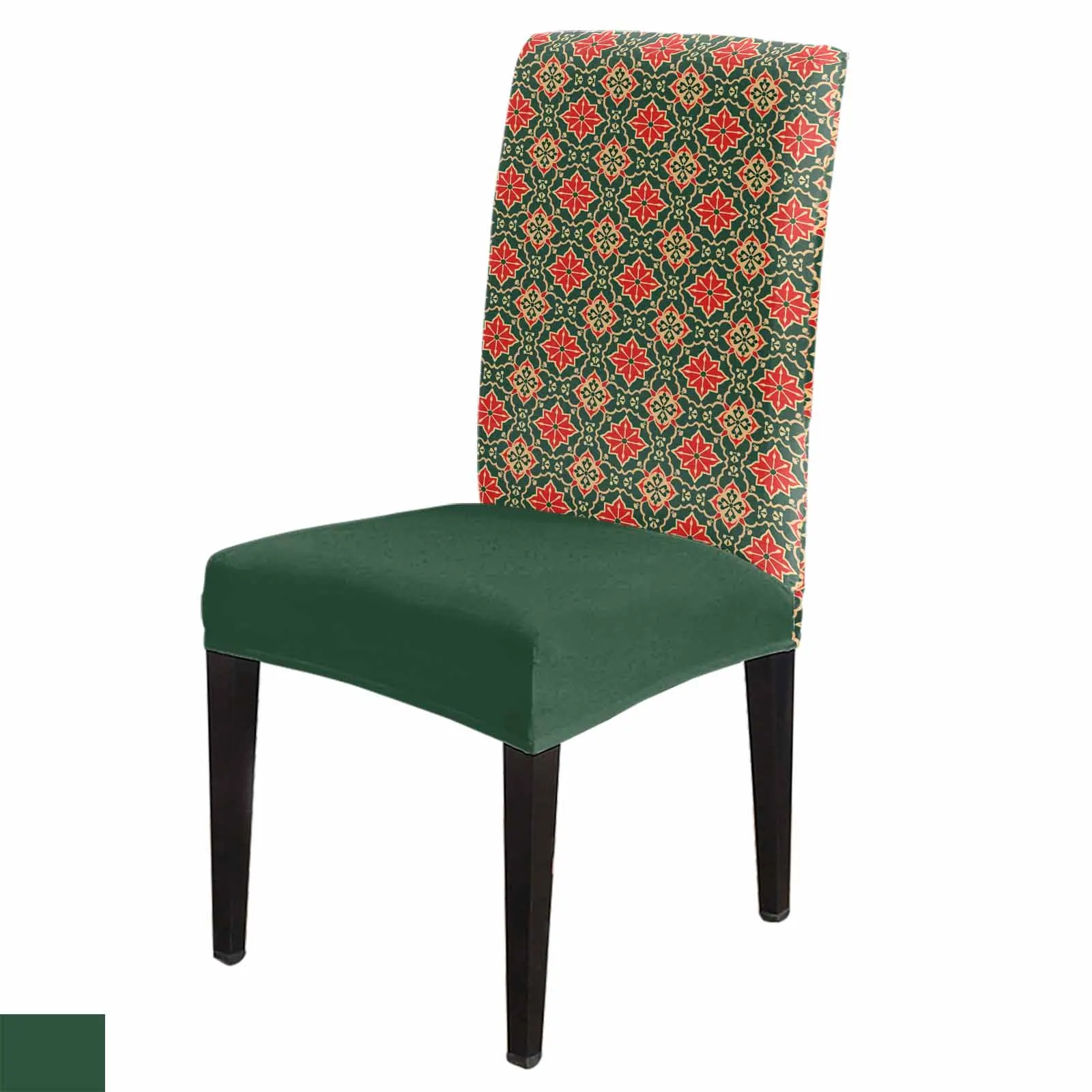 

Retro Pattern Diamond Morocco 4/6/8PCS Spandex Elastic Chair Case For Wedding Hotel Banquet Dining Room