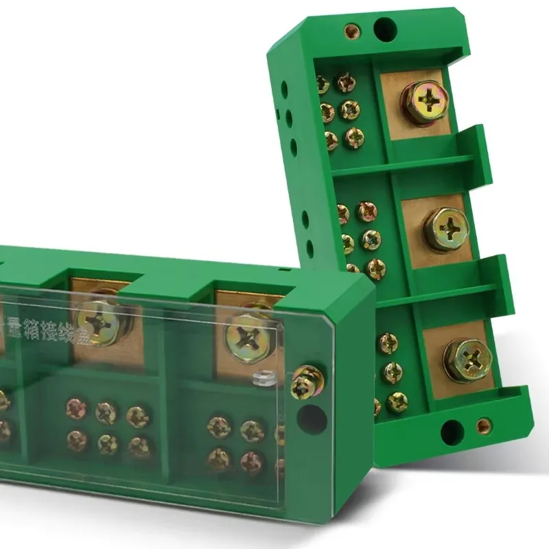 Terminal Rows Three-phase 3 in 9 Out Junction Distribution Box Wire Connector Shunt Box Retardant Metering Cabinet
