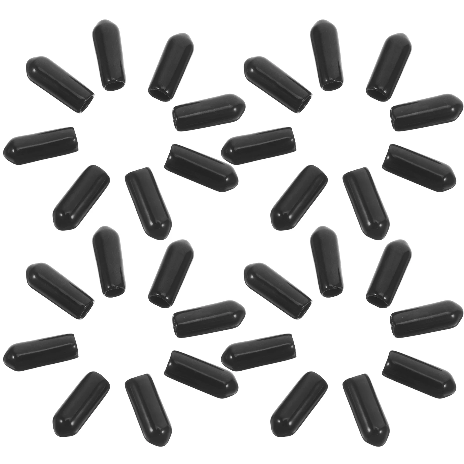 

100 Pcs Screw Protection Insulating Cap Bolt Connector Caps Jacket Shaft Protectors Bolts Covers Ends Head Pvc Tip