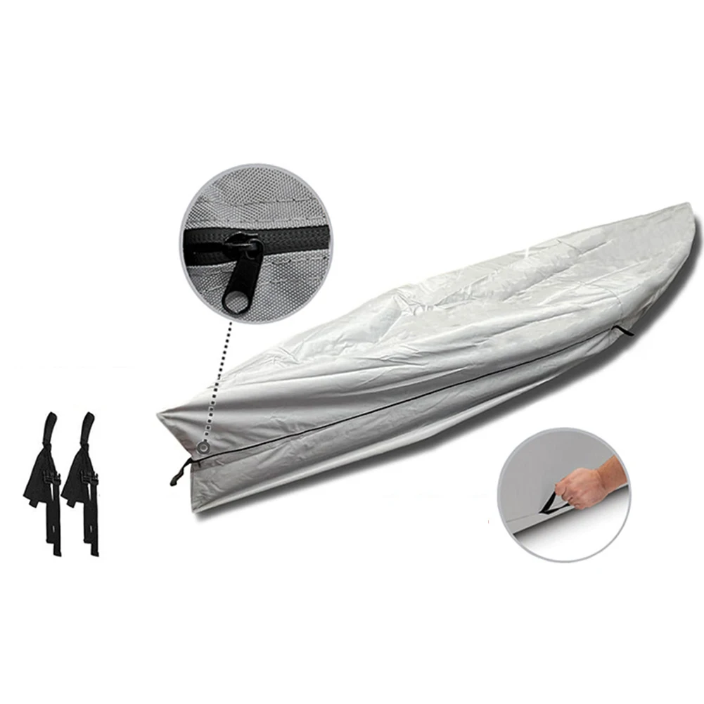 Canoe and For Kayak Full Coverage Protective Cover; Ideal Solution to Keep Your Watercraft Safe from the Elements