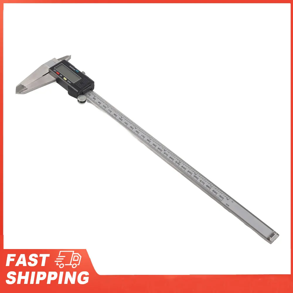 12 Inch 300MM Digital Electronic Vernier Caliper Digital Vernier Caliper 0‑300MM Micrometer Mea Electronic Vernier Caliper