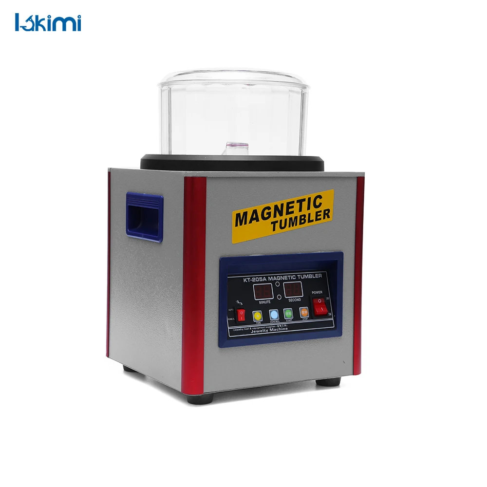 Electric Magnetic Polishing and Deburring Machine, Tool for Cleaning and Polishing Gold LK-KT205A