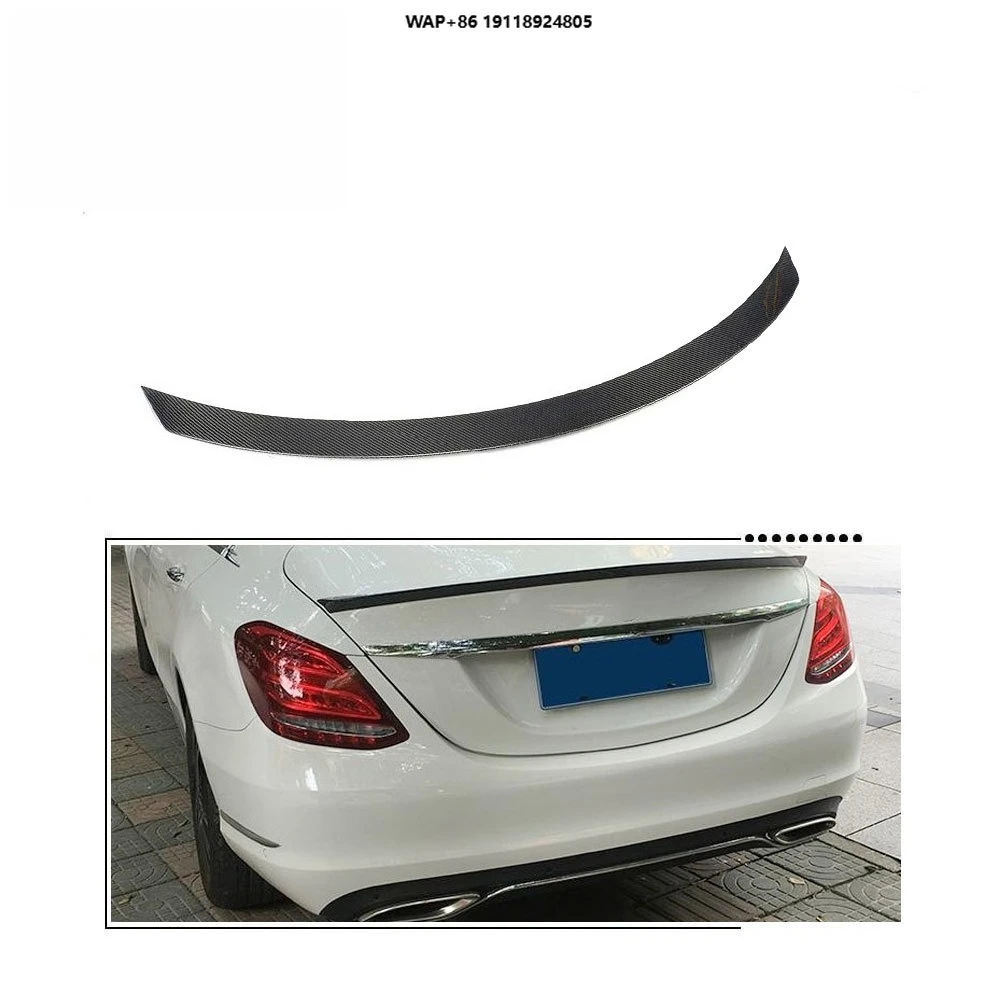 

W205 C63 Customized Carbon Fiber Carbon Trunk Rear Spoiler for Mercedes 15UP