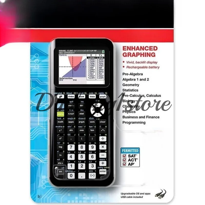 80%TI 84 Plus CE Color Screen Graphing Calculator, AP, SAT, and IB Exam Ready, Advanced Functionality for Students