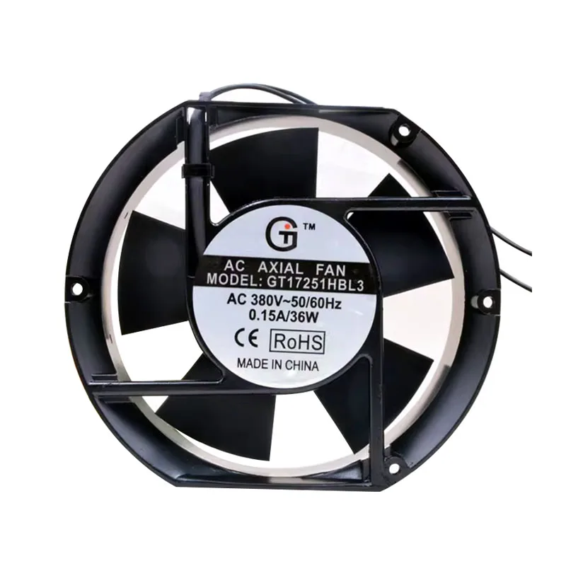 

НОВЫЙ ОРИГИНАЛЬНЫЙ GT17251HBL3 AC 380 В 36 Вт 17251 172*51 мм Охлаждающий ВЕНТИЛЯТОР РАДИАТОР