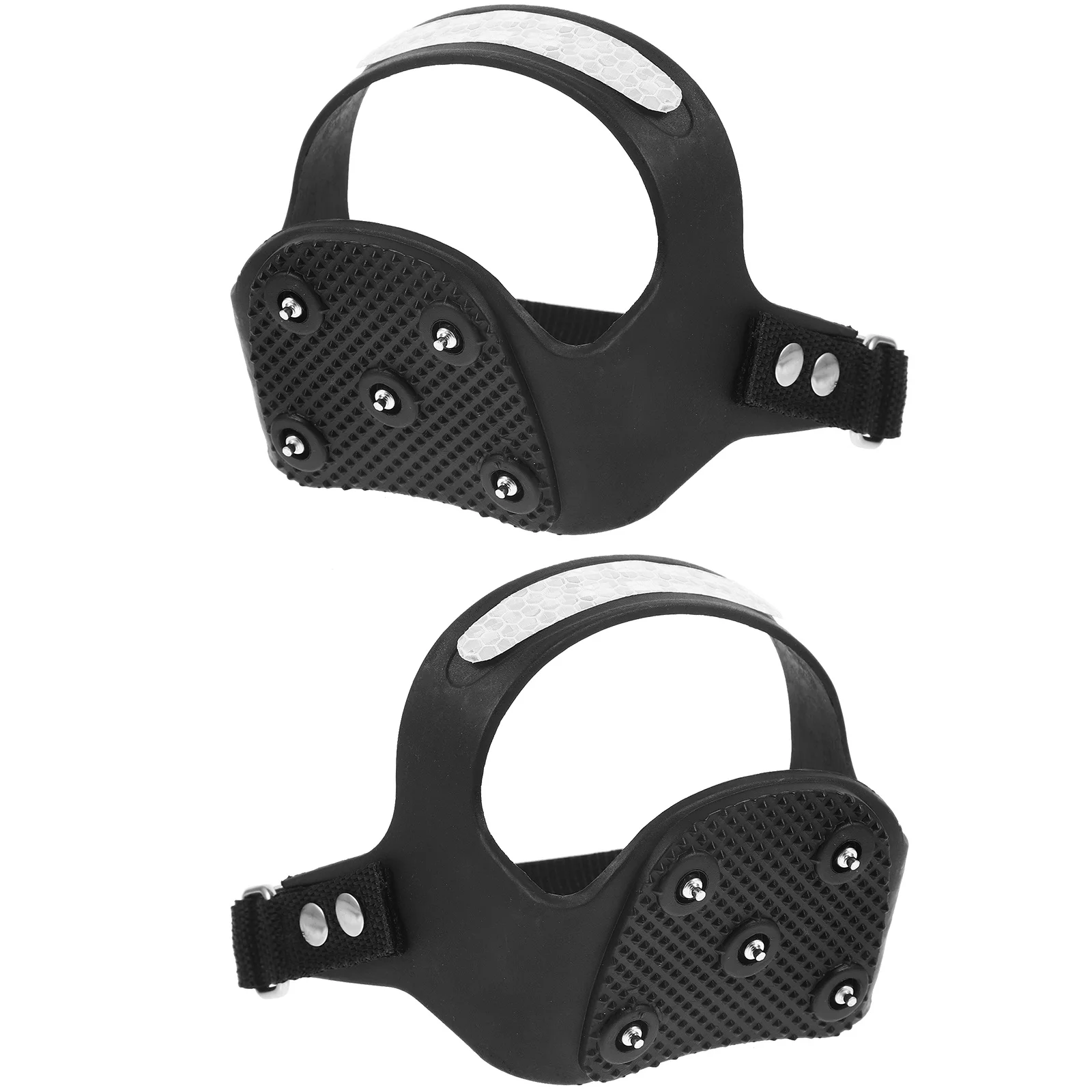 

1 Pair Shoe Covers 5 Teeth Heavy Duty Cleats For Hiking Climbing Ice Fishing Snow Trekking Crampons Outdoor Traction