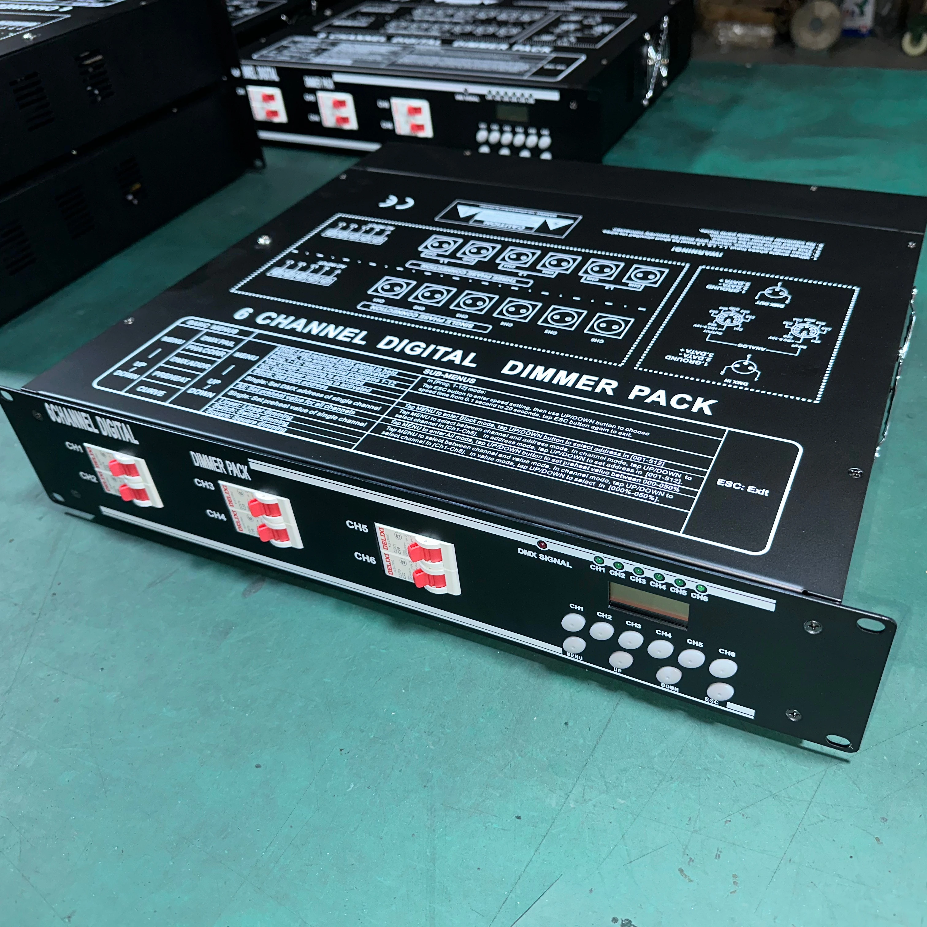 

6CH DMX Digital Dimmer for Events