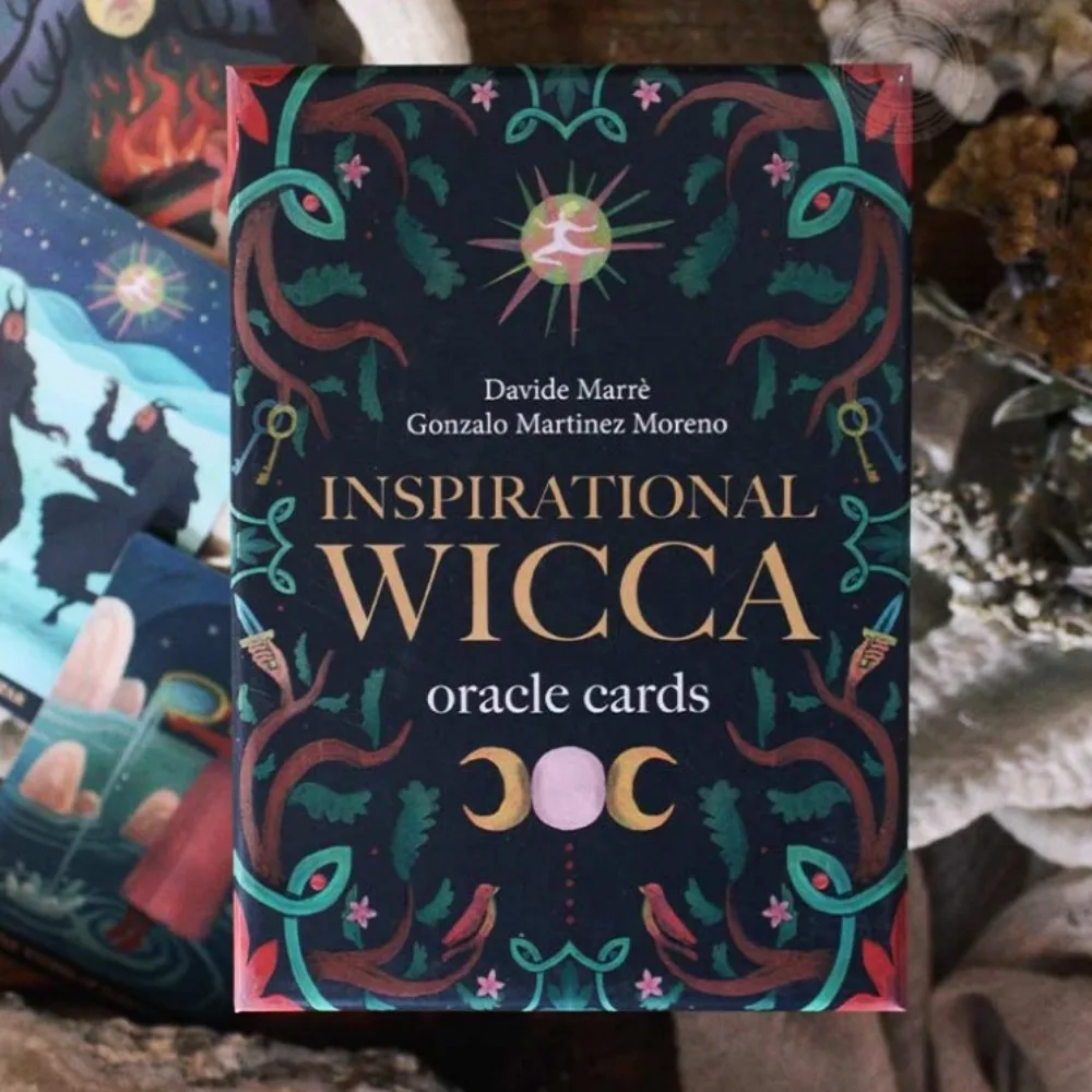 Inspirujące karty Wicca Oracle 10,4 * 7,3 cm 36 sztuk Ścieżka zapewnia całą życie magii i duchowość.