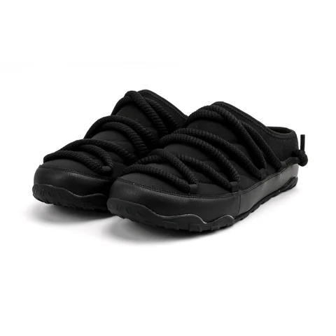 High Quality Casual Leather Shoes Men Fashion Designer Round Toe Shoes Summer Flat Outdoor Antiskid Slippers 2025 New Arrivals