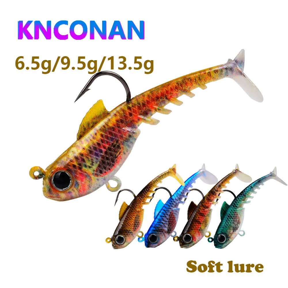 1pc Bionic Soft Bait Paddle Tail Swimbait - Soft Fishing Lure for Catching More Fish with Irresistible Action 6.5g 9.5g 13.5g