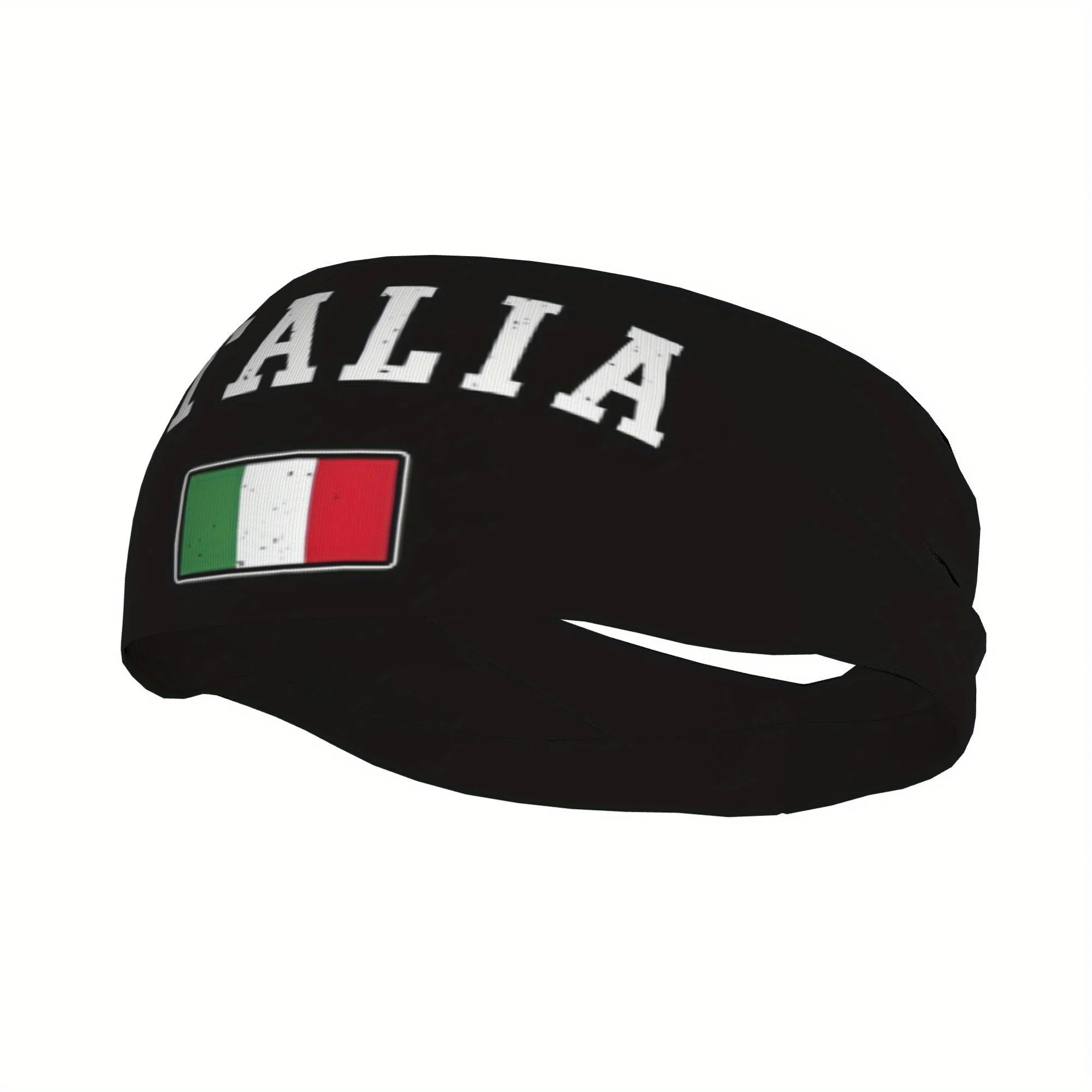 

Спортивная повязка на голову с флагом Италии и итальянским триколором, легкая, для соревнований и тренировок, в духе итальянского национального духа, для гимнастики