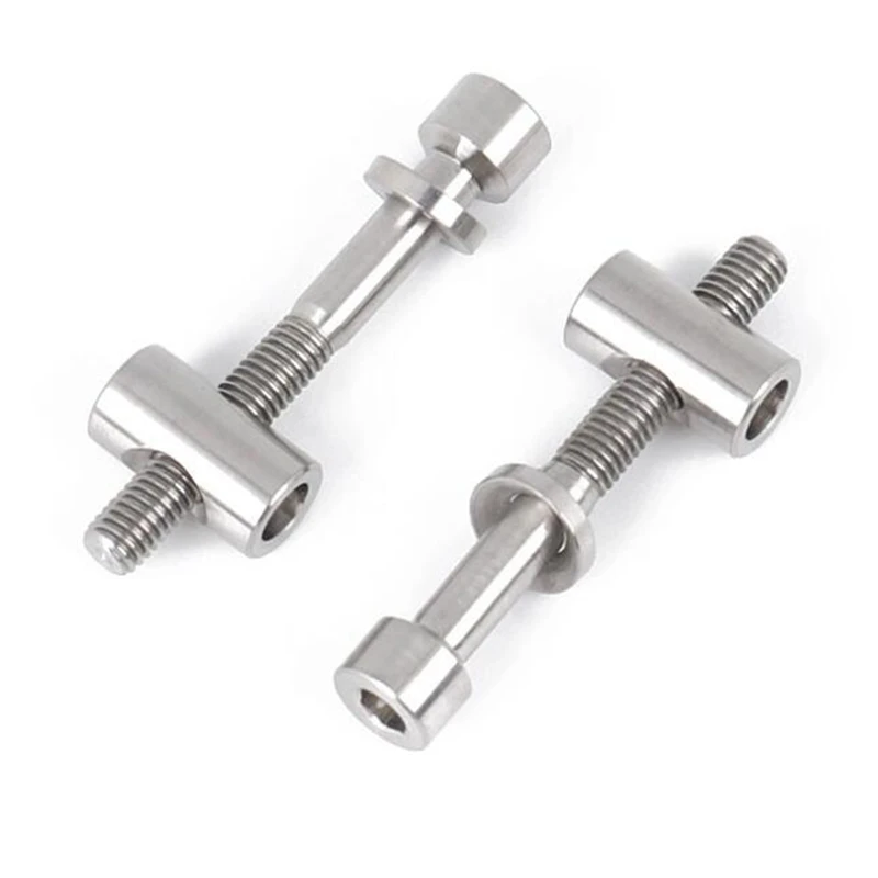 

2Pcs Titanium Bolts M5X30 Hex Headed For Bicycle Seatpost Fastening MTB Mountain Bike Ti Parts Screws