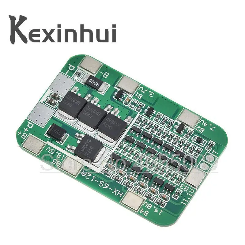 6S 12A 24V PCB BMS Protection Board For 6 Pack 18650 Li-ion Lithium Battery Cell Module New Arrival