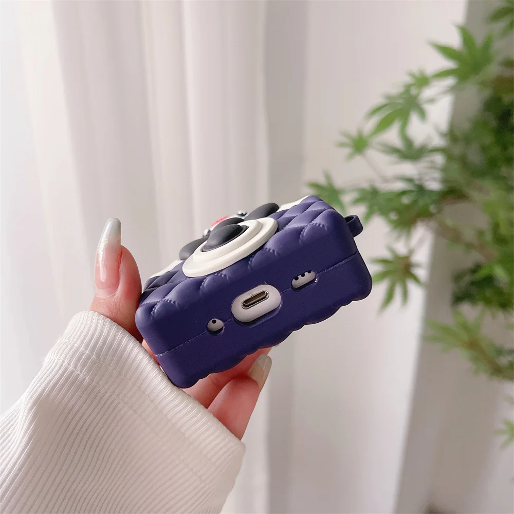 เคสหูฟังสำหรับ airpods Pro 3D เคสหูฟังซิลิโคนลายการ์ตูนน่ารัก, เคสป้องกัน2rd สำหรับ airpods 1 2 3 Pro
