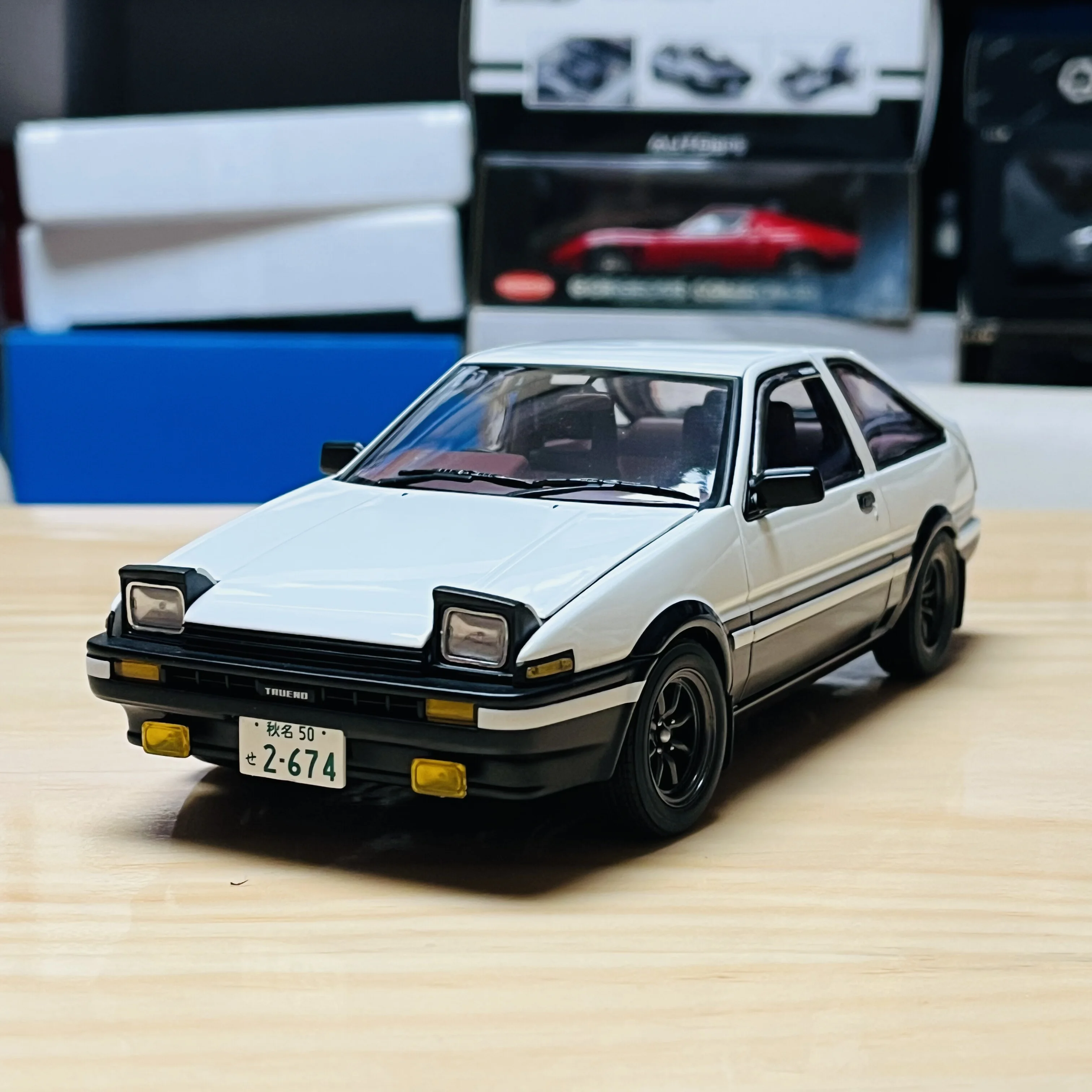 

Autoart 1:18 AE86 Initial D JDM Simulation Limited Edition All Open Alloy Metal Static Car Model Toy Gift