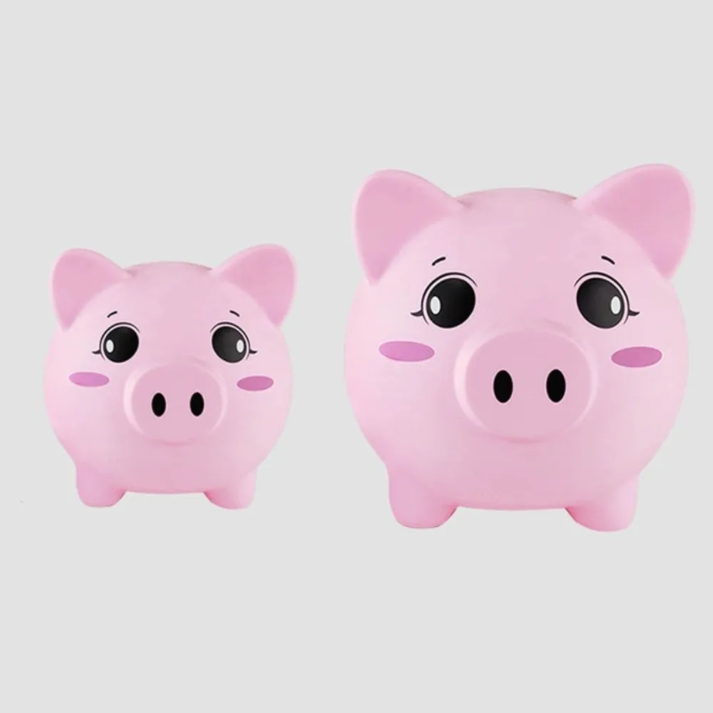 Anti gota porco cofrinho decorativo poupança tanque dos desenhos animados porco caixas de dinheiro grande capacidade modelo porco cofrinho crianças/crianças