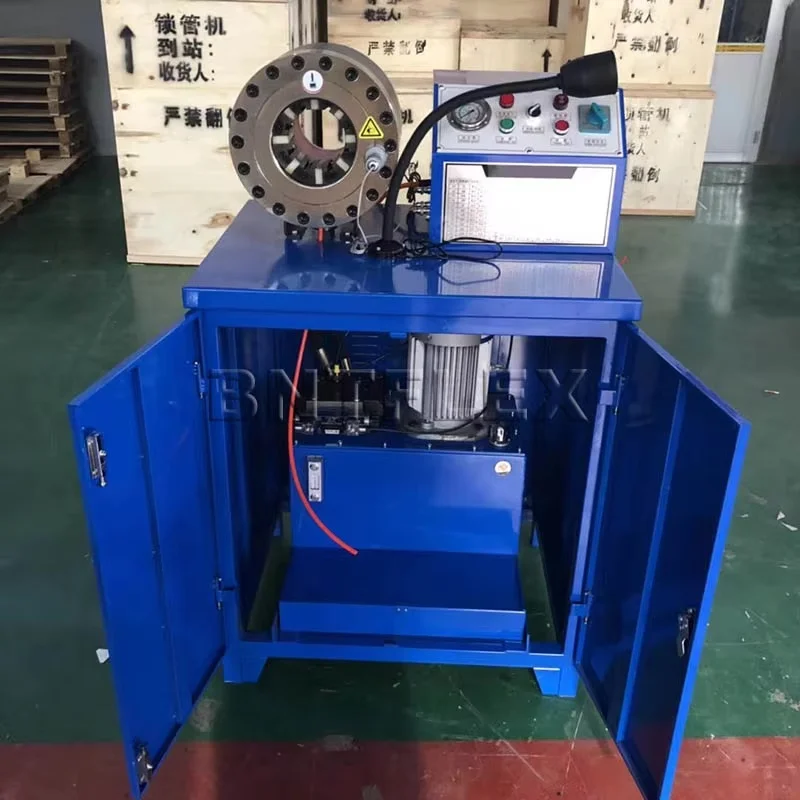 2 inch hose crimping machine 220v electric BNT68 Hydraulic crimper with 10 sets of dies