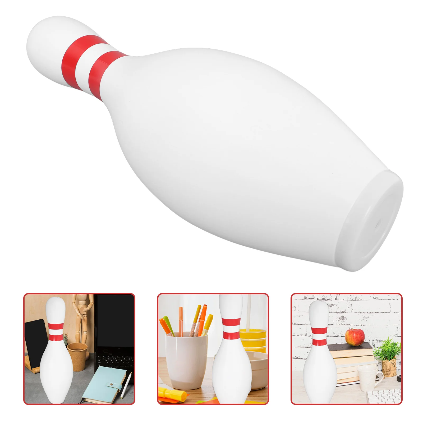 

Bowling Shaped Piggy Bank Coin Box Money Save Toy Safe Design Plastic Storage Container Desk Decor Gift Idea