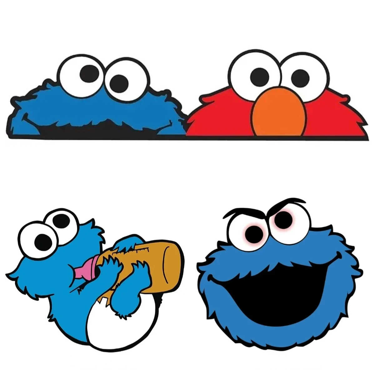 

PVC Monster Truck Vinyl Decals Waterproof Car Stickers for Vehicles Motorcycles Durable Body Graphics