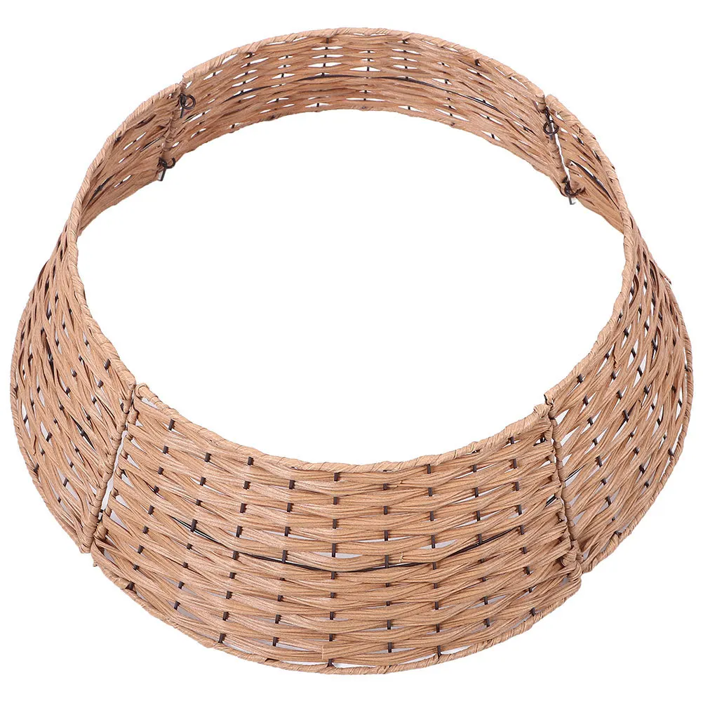 

Christmas Tree Skirt Nordic Style Circular Fence Base Multifunctional Tree Collar For Artificial Trees Xmas Decor Holiday