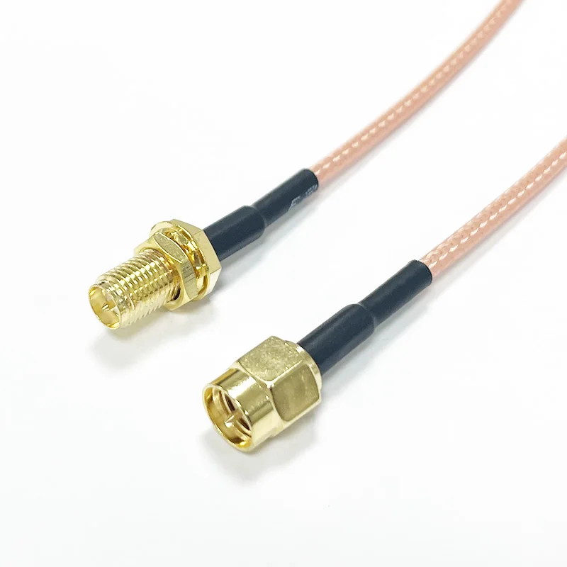 RP-SMA Female to SMA Male / Female Antenna Extension Cable  Low Loss Coaxial for Wireless Network Device