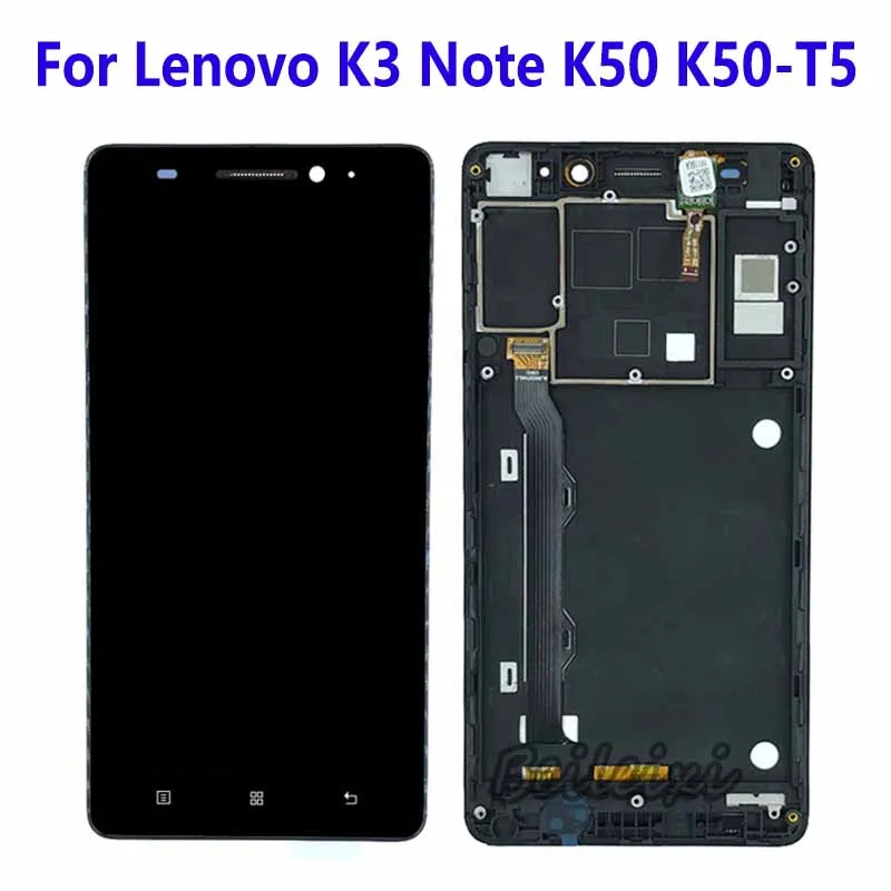 For Lenovo K3 Note K50 K50-T5 K50-T K50-T3S LCD Display Touch Screen Digitizer Assembly