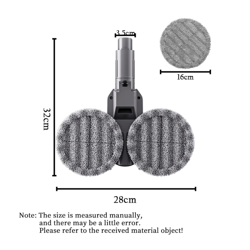 For Dyson V7 V8 V10 V11 V15 Vacuum Cleaner Mop Attachment with Removable Water Tank Electric Wet Dry Mopping Head