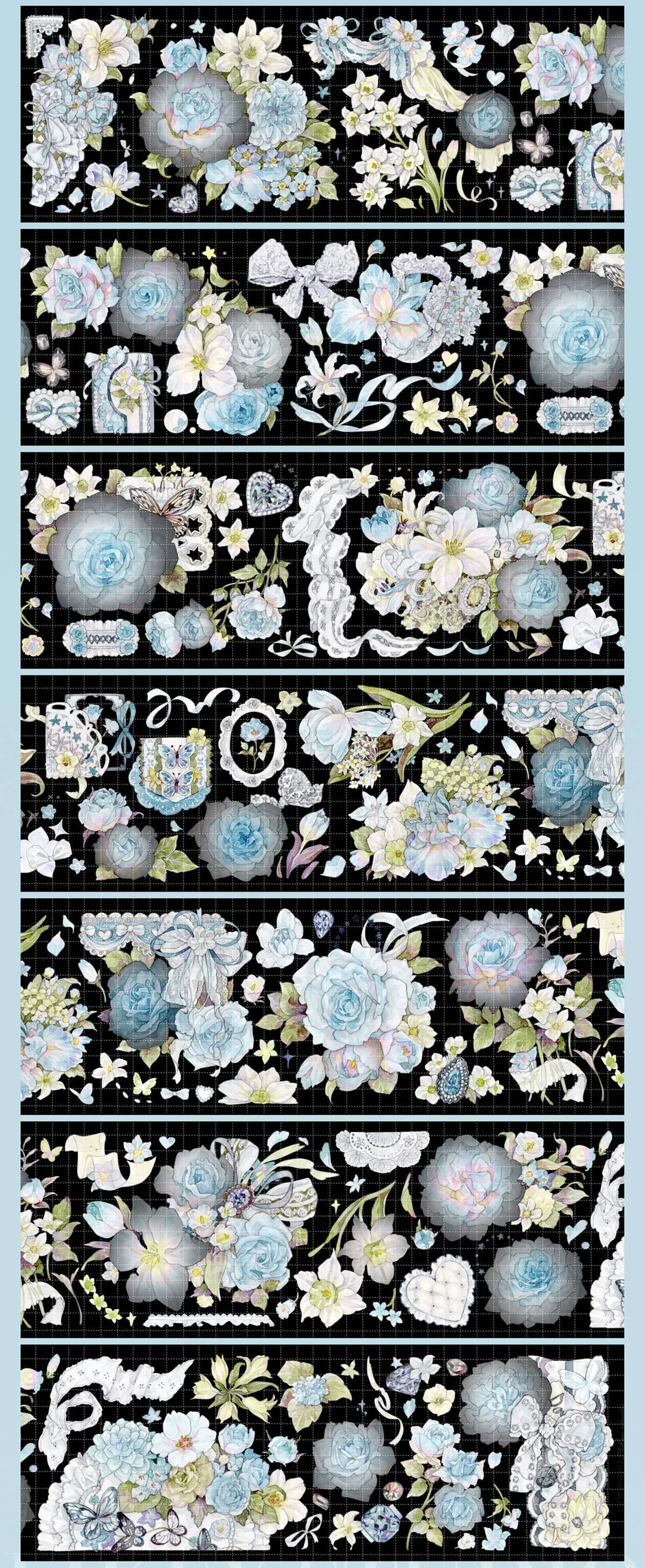 7.8 شريط واشي جديد للحيوانات الأليفة 1 حلقة ليكي/مطر ليلي للنوم/ليمون لامع/رائحة العنب/عيد زهرة الدانتيل #2