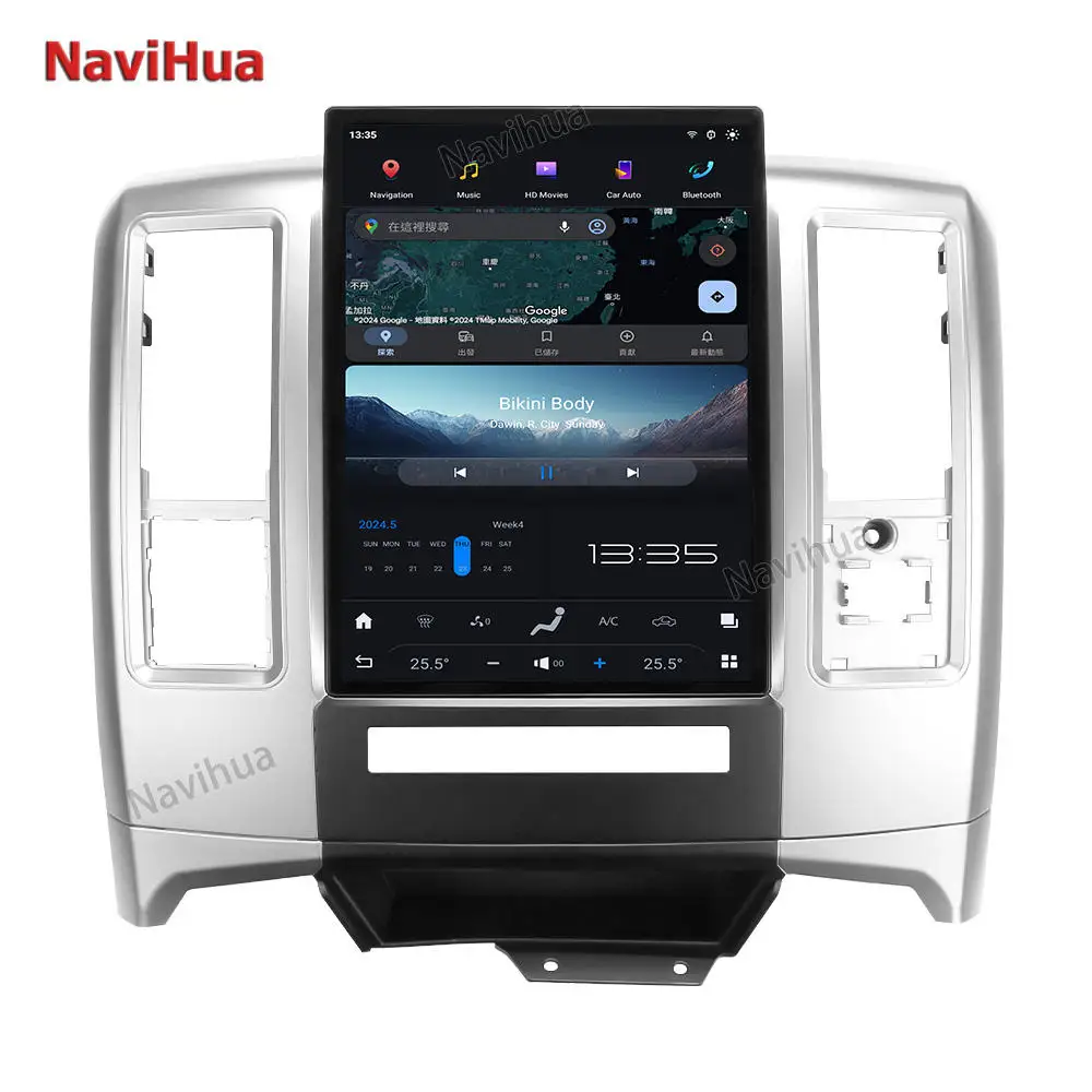 

NaviHua for Dodge Ram 2008-2011 New Upgrade 13.8'' Android Car Radio Carplay Multimedia Player Auto Stereo GPS Navigation Audio