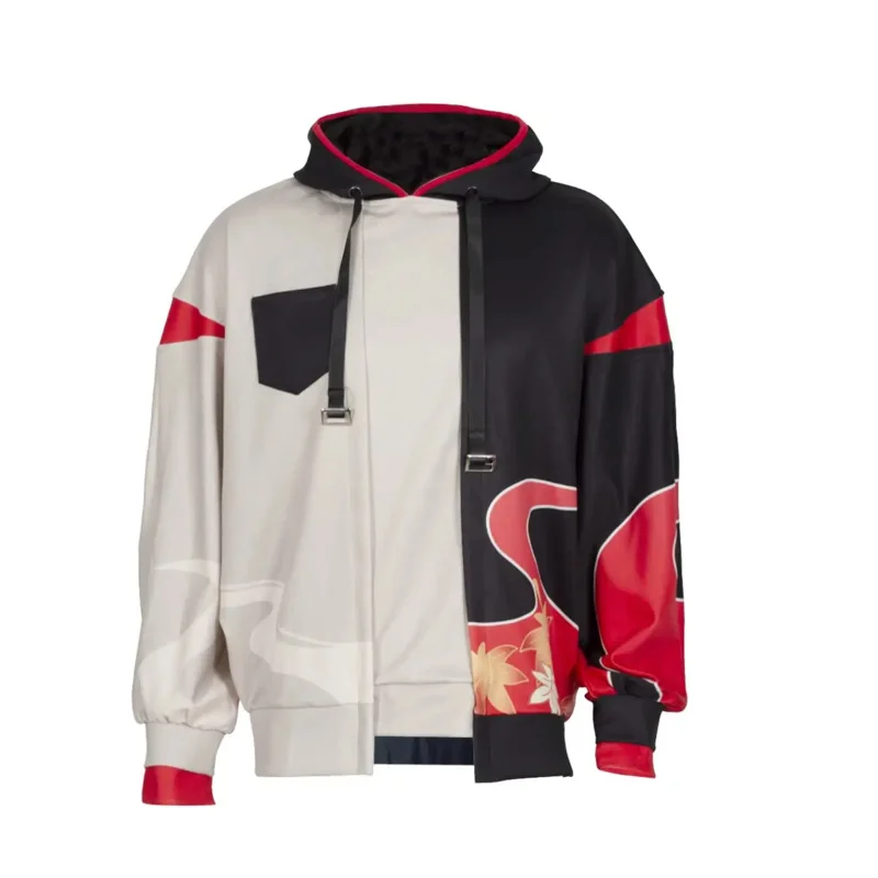 Kaedehara Kazuha Doujin Cosplay Hoodie Cosplay Kazuha Coat Outfit Cosplay Costume Unisex Hoodie Batwing Sleeve