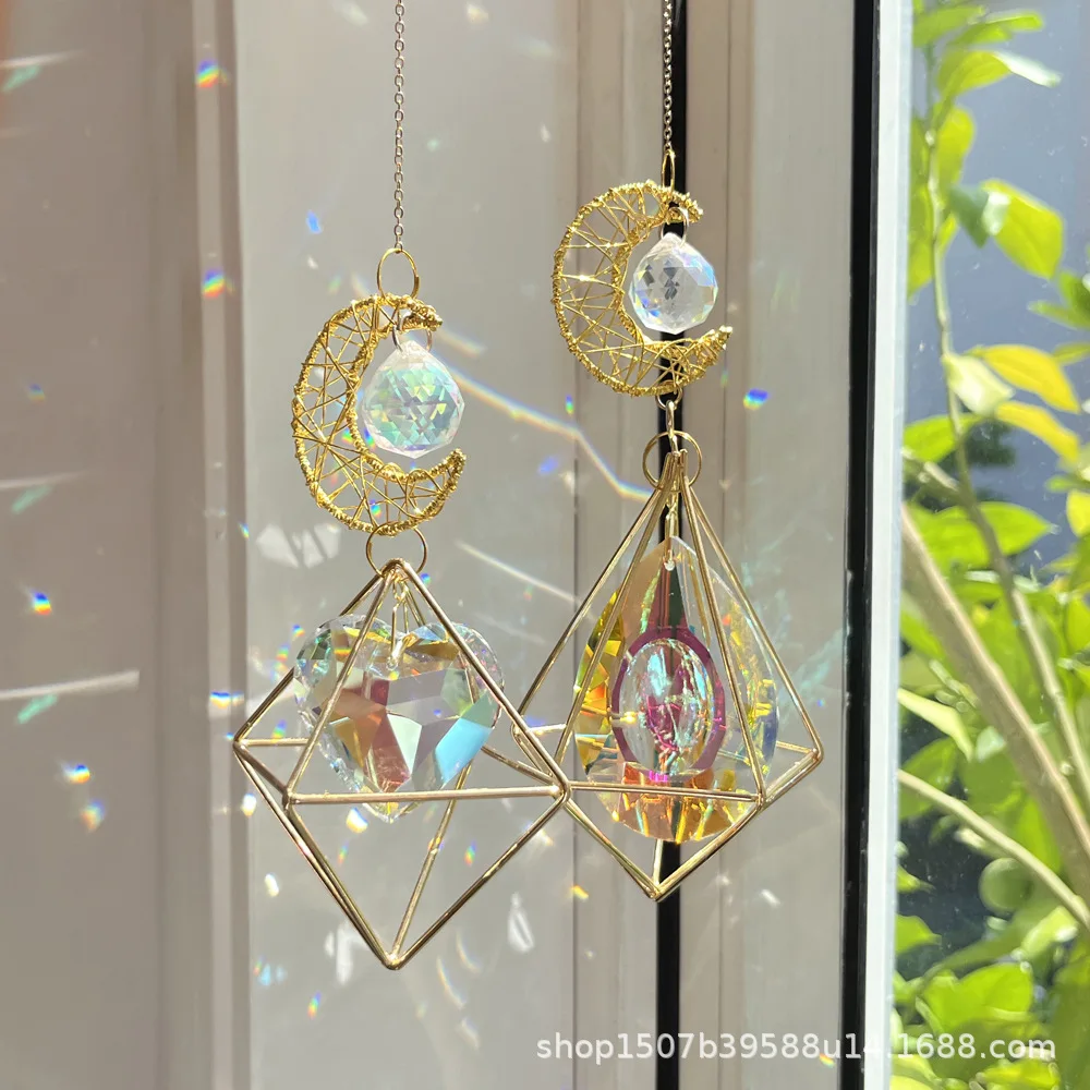 

Special For Window Bedroom Home Decoration Pendant, New Moon Love Longan Air Rack, Crystal Sun Catcher